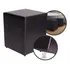 Puff Banqueta Decorativo Cubo Sala Quarto Couro Eco Novidade