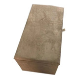 Puff Baú Multiuso Grande 100x42x45 Cm Suwede Bege
