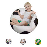 Puff Bola C Enchimento Sala Almofadão Conforto Infantil