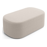 Puff Decorativo Orgânico 100cm Doha Bouclê Creme