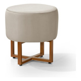 Puff Decorativo Pequim Cinza