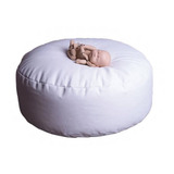 Puff Ensaio Newborn 100 Centímetros X 40 Centímetros Cheio