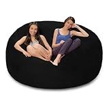 Puff Gigante Redondo140x20 Sem Enchimento Suede Premium Linha Gold