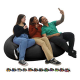 Puff Pera Casal Almofadão Gigante P 2 Pessoas Cheio Eventos