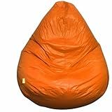 Puff Pera Com Enchimento Gigante Eventos Decoração Quarto Sala Almofadão LARANJA 