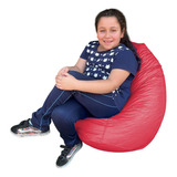 Puff Pera Infantil Mini Com Enchimento Cheio Diversas Cores