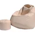 Puff Pêra Redondo Jardim Varanda Cheio Estampado Grande Cor Creme Cheio
