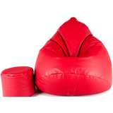 Puff Pera Redondo Jardim