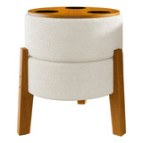 Puff Porta copos Tecido