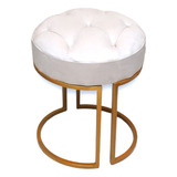 Puff Sala Decorativo Redondo Puff Cama Multiuso Veludo