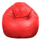 Puff Sparky Sem Enchimento Modelo Pêra Oiadecor Cor Vermelho