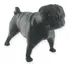 Pug Pet Decoração 3d Preto