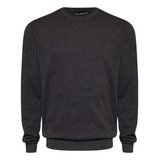 Pullover Masculino Em Tricot Decote Redondo