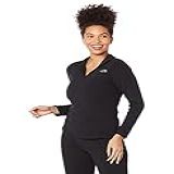 Pulover TKA 100 Glacier 1-4 Zip- THE NORTH FACE- Feminino- Preto- GG