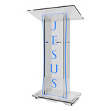 Púlpito Bonito Resistente Com Led Gravação Igreja E Empresas