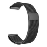 Pulseira 16mm 18mm 20mm 22mm 24mm Magnética Engate Rápido Cor Preto Largura 20