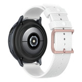 Pulseira 20mm Moderna V2 Compatível Com Galaxy Watch 3 41mm Cor Branco
