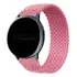 Pulseira 20mm Nylon Compatível Com Galaxy Watch 3 41mm Cor Rosa [tam. M] (pulso 185 Até 195mm)