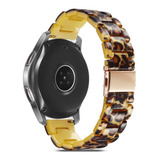 Pulseira 20mm Onçinha 3 Elos Para Samsung Active 44mm 40mm