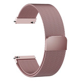 Pulseira 22mm Magnética Compatível Com Champion Troca Rápida Cor Rose Pink