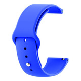 Pulseira 22mm Silicone Sport Compatível Com Relógio Guess Cor Azul