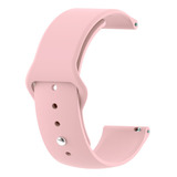 Pulseira 22mm Silicone Sport Compatível Com Relógio Guess Cor Rosa