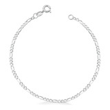 Pulseira 3x1 2 5mm Masculina Prata 925