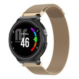 Pulseira Aço Compatível Com Garmin 220 235 620 630 735 735xt