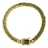 Pulseira Aço Inox Bracelete Antialérgico Banho Ouro 18k