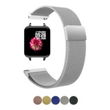 Pulseira Aço Inoxidável Fecho Magnético Para Smartwatch B57