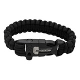 Pulseira Action Cord Tática Ntk Apito Paracord Pederneira