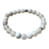 Pulseira Agata Botswana Branca