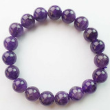 Pulseira Ametista Contas 10mm