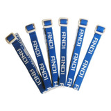Pulseira And1 Bracelet Azul Branca Pack C 10 Unidades