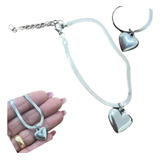 Pulseira Antialergica Feminina Aco