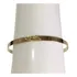 Pulseira Argola, Bracelete Algema Reta 8g Ouro 10k