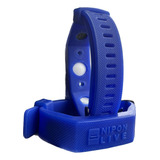 Pulseira Azul Cmn Esportes Aço Inoxidavel Bracelete 26cm