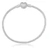Pulseira Berloques Prata 925 Coração Zircônias Com Garantia