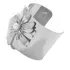 Pulseira Bijuteria Festa Luxo Flor Largo Brilhante M251