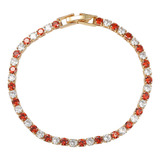 Pulseira Bijuteria Festa Luxo Madrinha Charme Pedra Jn1714