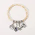 Pulseira Bijuteria Festa Luxo Mão De Hamsa Charme  Jn0563
