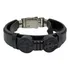 Pulseira Bracelet Masculina De Couro Cruz Sagrada São Bento