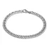 Pulseira Bracelete Aço Masculino Ogrife J-358 Prata Comprimento 21 Cm Diâmetro 0 Cm