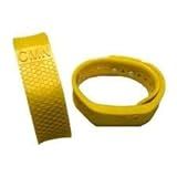 Pulseira Bracelete Amarela Terapêutica Magnética CMN Original Com 2 Infravermelhos