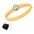 Pulseira Bracelete Banhada Ouro 18k Ponto De Luz Brilhante
