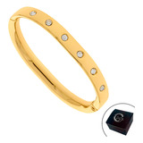 Pulseira Bracelete Banhada Ouro