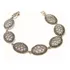 Pulseira Bracelete Com Marcassitas Suiças Prata 925