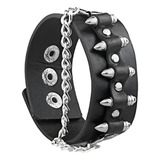 Pulseira Bracelete Couro Sintetico