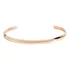 Pulseira Bracelete Dourado Rosé Saint Germain Aço Inoxidável Comprimento 6.5 Cor Rosa-claro Diâmetro 6.5 Cm