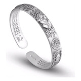 Pulseira Bracelete Elefante Feng Shui Sorte Pixiu Ajustável Comprimento 0 Cm Cor Prateado Diâmetro 0 Cm